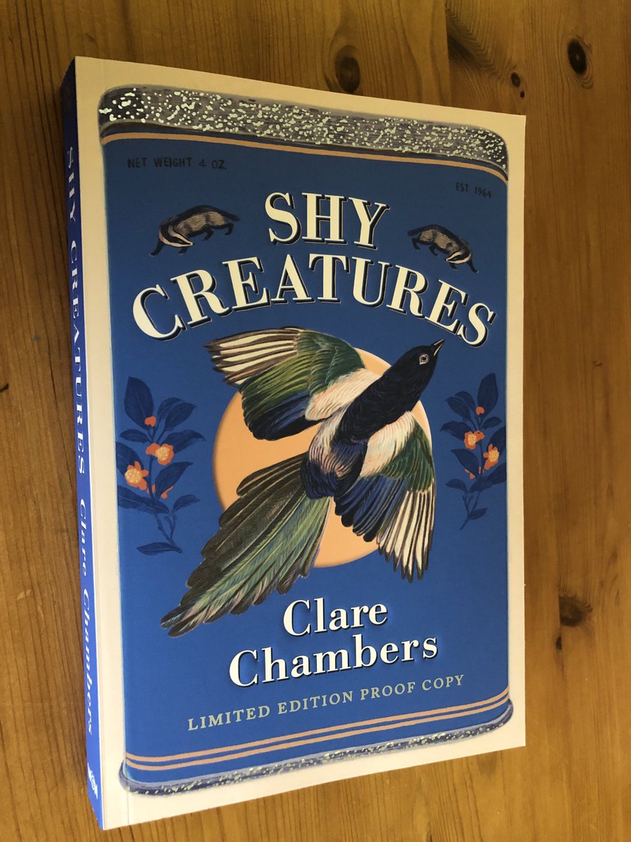 I’m celebrating the first day of Spring with the arrival of this beautiful proof from ⁦@wnbooks⁩ ⁦@orionbooks⁩. I wish you could feel the embossing, but look at the silver lid! 💙🕊️🦡 🫖