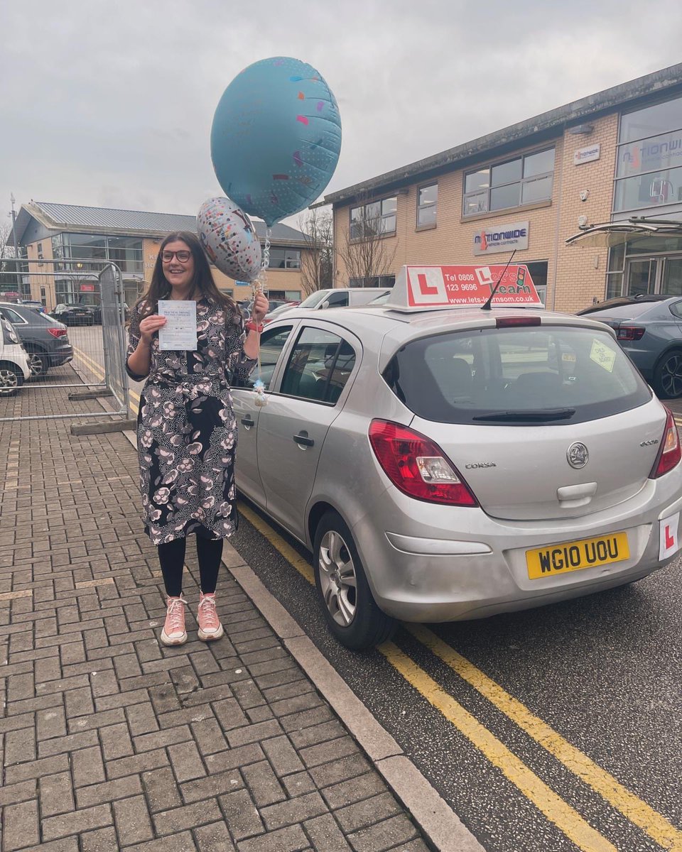 Congratulations to Nicole Dewsnup on passing her #drivingtest with 4 minors from Marco and all at Let’s Learn School of Motoring #westdidsbury #manchester