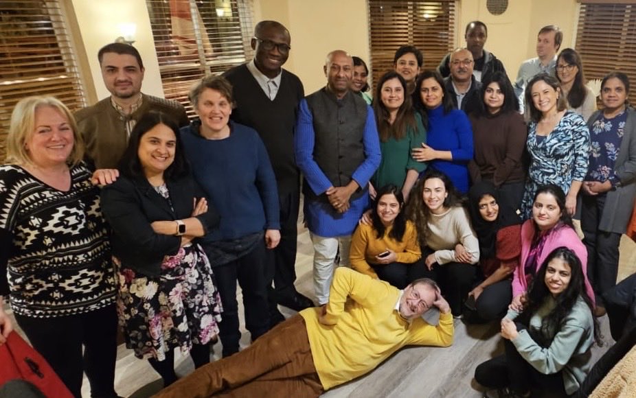 This is our multicultural O&amp;G department, with many IMGs making us all the richer for their personal &amp; professional lived experiences. A fabulous evening out, with so much laughing &amp; happiness. What an NHs family ⁦<a href="/BetsiCadwaladr/">Betsi Cadwaladr</a>⁩. Welcome to Wales - happy St David’s Day 🏴󠁧󠁢󠁷󠁬󠁳󠁿