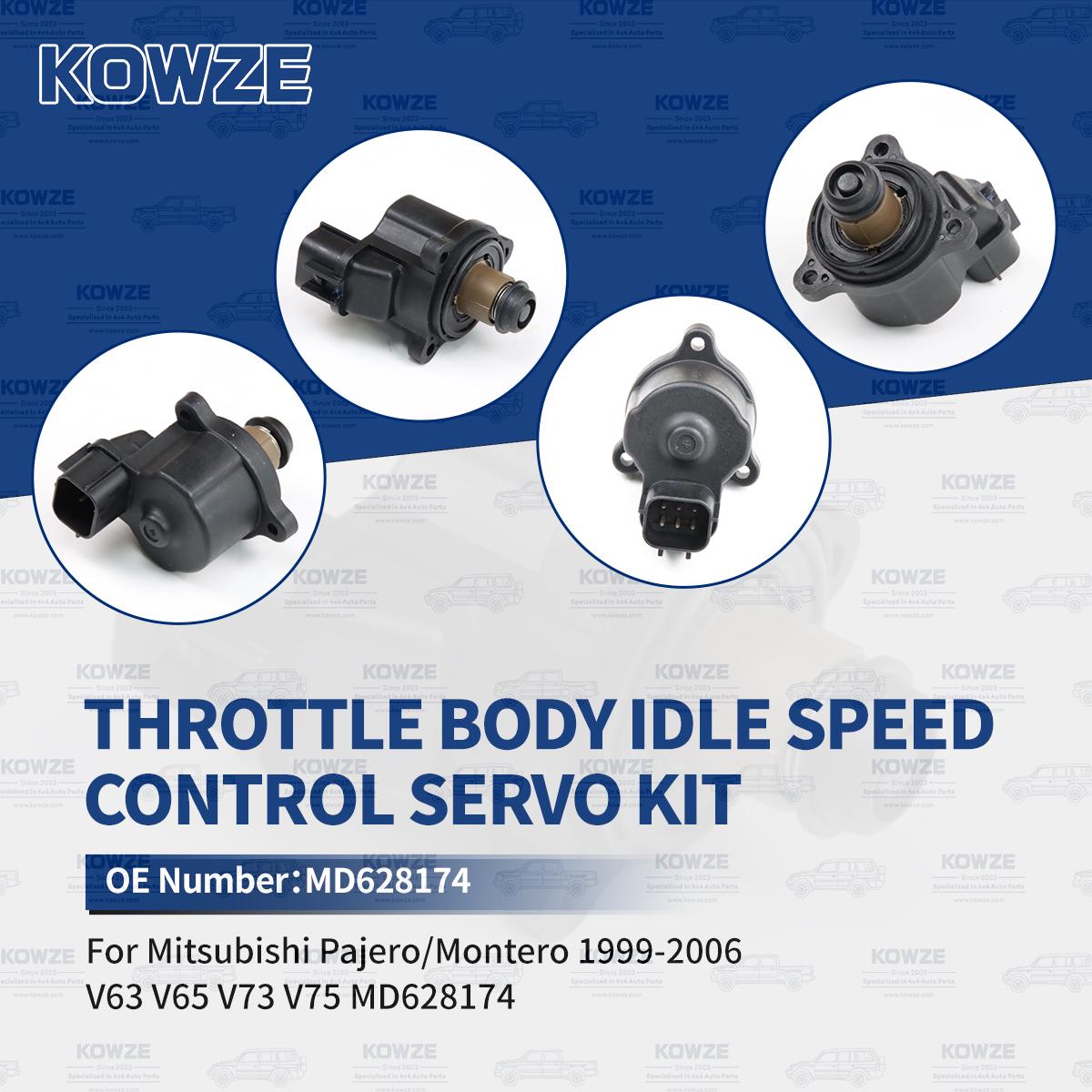 Kowze Throttle Body Idle Speed Control Servo Kit
For Mitsubishi Pajero/Montero 1999-2006 V63 V65 V73 V75 MD628174
OE Number： MD628174

Get more information about Kowze:kowze.com
#Kowze  #AutoParts #EngineComponents  #MitsubishiParts
#OMECarparts  #oemODMservice