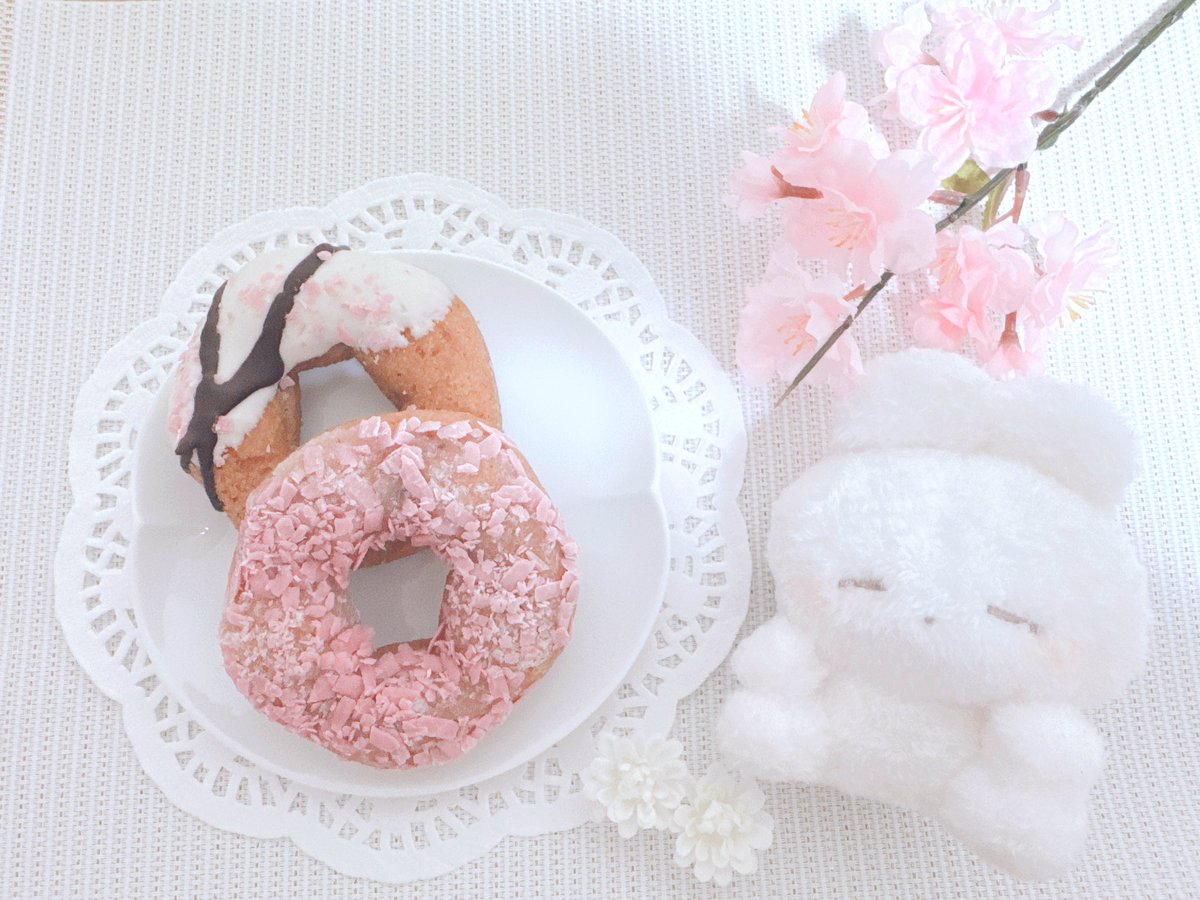 さくらのドーナツ🌸
#ねむちゃんとのにちじょう
#ミスド