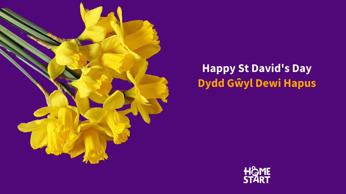 Dydd Gŵyl Dewi Hapus to all of our colleagues in Cymru. #HappyStDavidsDay @Homestartcymru @homestartflints @HCeredigion @ConwyHome #HomeStartWrexham #Wales #Cymru #DyddGŵylDewiHapus #StDavidsDay