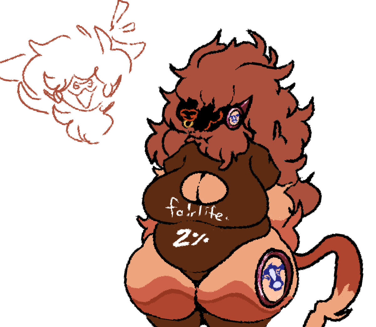IdiotBurner's tweet photo. i dont think this person should be criticizing that rancid gooner's art when they give a large majority of the characters they draw a massive gut and oversized tits. a very possible fat fetish https://t.co/kFlTX2rXqH