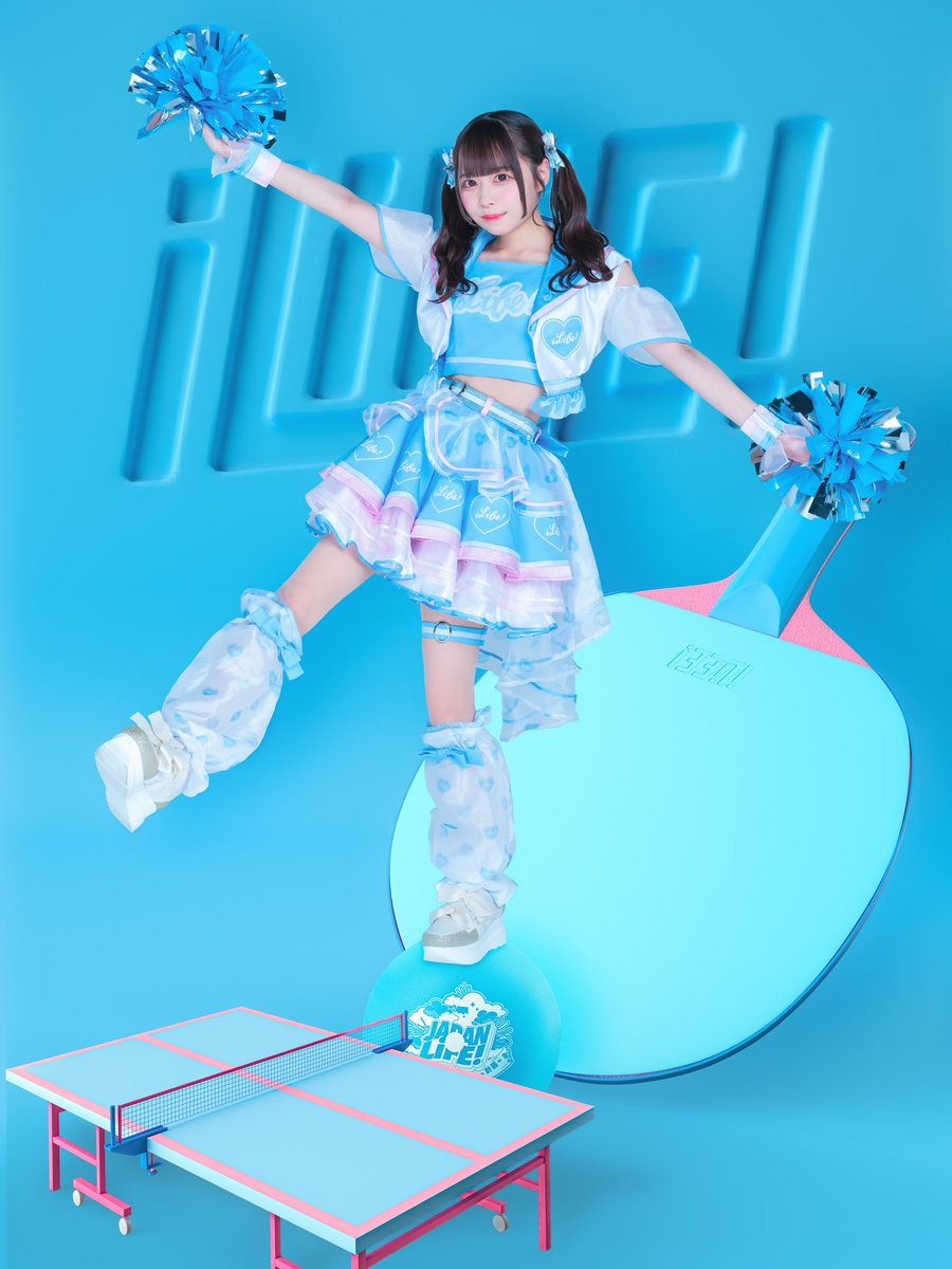 新アー写公開】 ♥涼芽なの ♡担当カラー 水色 ♥なのといっしょ、約束