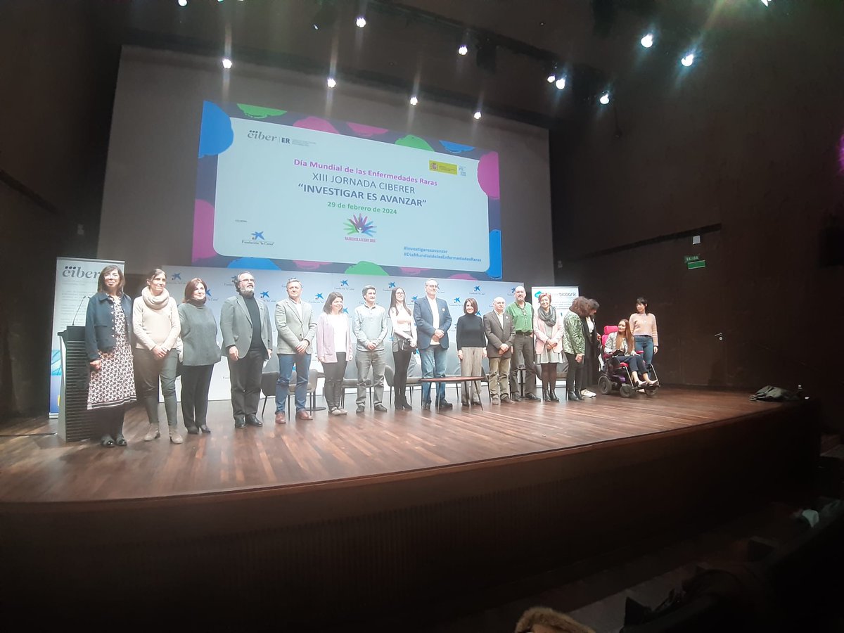 Ayer celebramos el #DiadelasEnfermedadesRaras en las jornada #InvestigarEsAvanzar del @CIBERER, presentando las iniciativas que desarrollamos junto a <a href="/FIAPAS/">FIAPAS</a> para avanzar en la investigación de la pérdida auditiva.