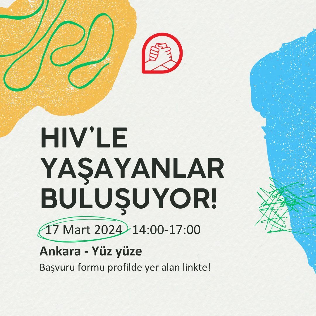 Pozitif Dayanışma olarak, Ankara’da ve çevre illerde yaşayan HIV ile yaşayanlarla bir araya gelerek, bir buluşmalar dizisi gerçekleştirmeyi planlıyoruz. İlk Buluşmamız için başvuru formu: buff.ly/3Igi6Jw #HIVileYaşayanlarBuluşuyor #SesimiziYükseltiyoruz