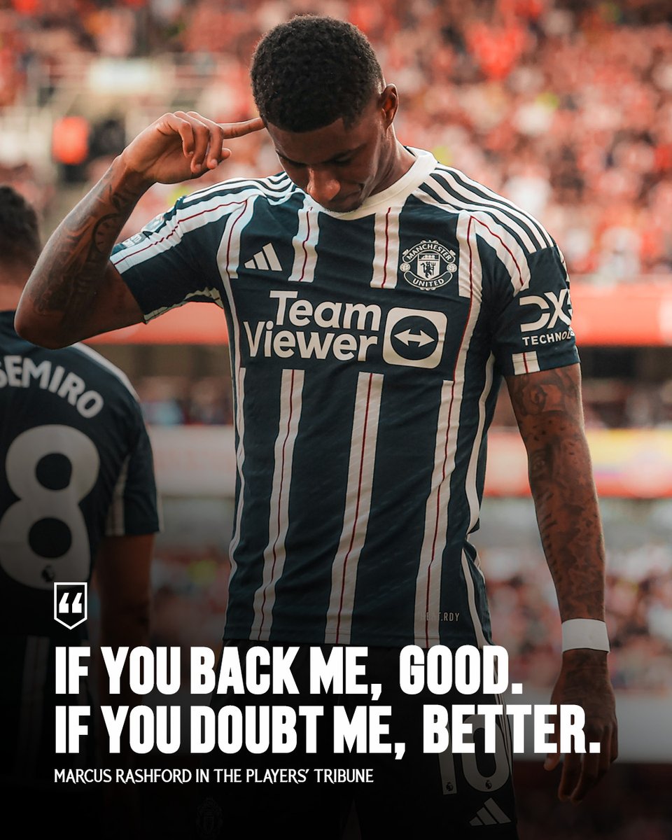 Resilience 👊

🗣️ <a href="/MarcusRashford/">Marcus Rashford</a> 

#MUFC