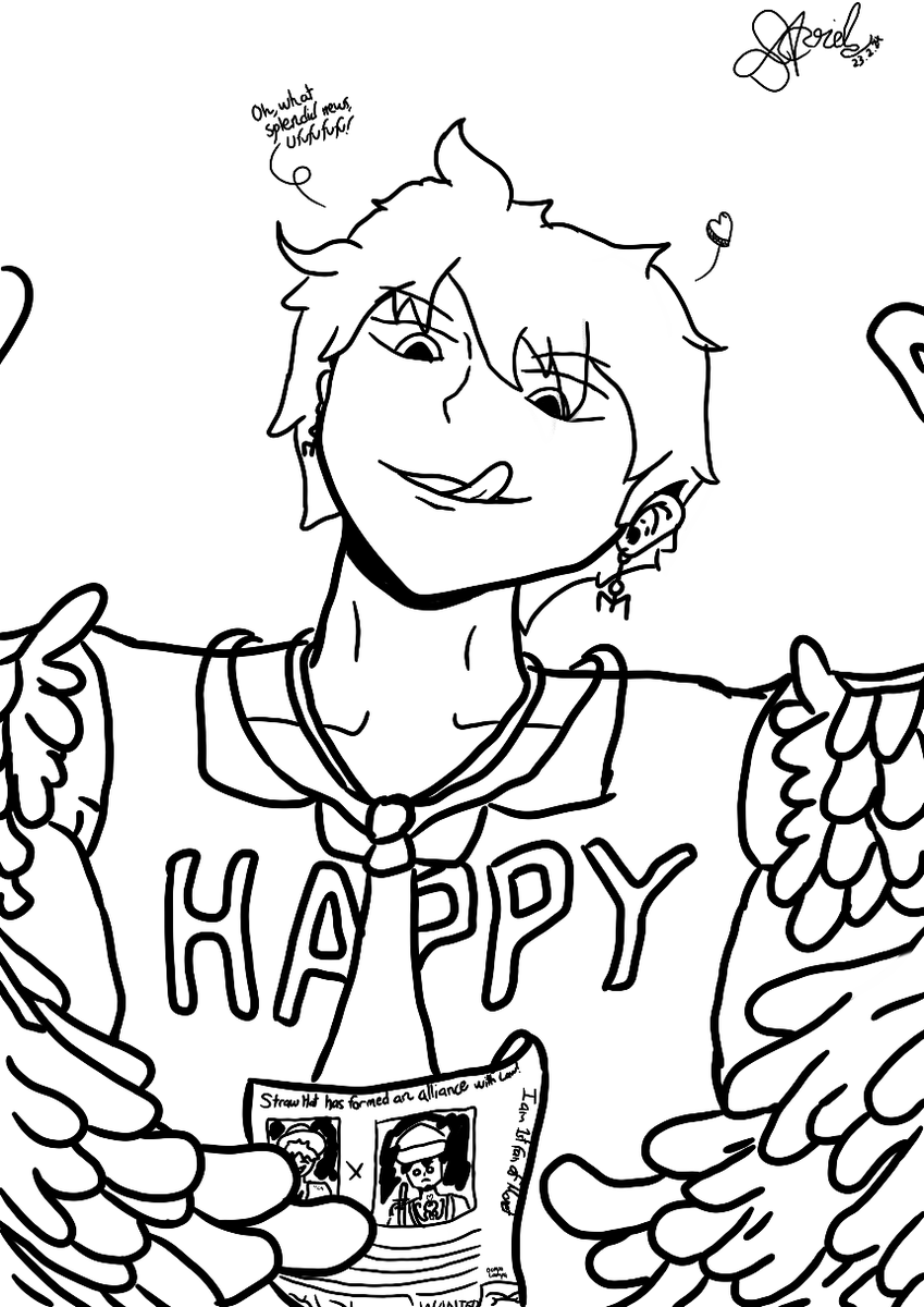 AzMonetFanSus's tweet image. My Fav Character Monet Fan art! This is Monet when she became a male character:)