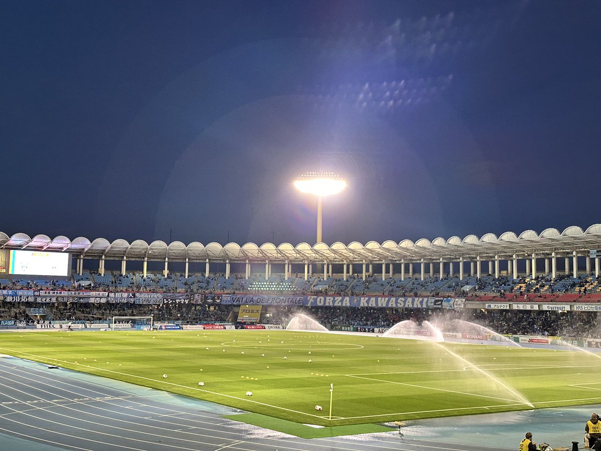 久しぶりの等々力！
＃ジュビロ磐田
 #川崎フロンターレ
 #UvanceとどろきスタジアムbyFujitsu