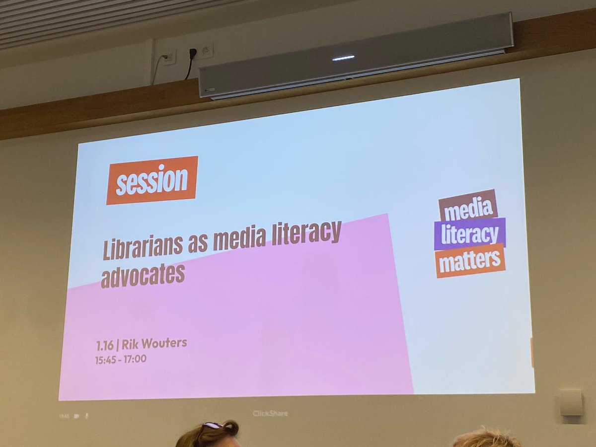 LibrariesEU's tweet image. 📌 We attended the #MediaLiteracyMatters conference for the session on &apos;Libraries as media literacy advocates&apos;! 

#MLMatters (🧵/1)