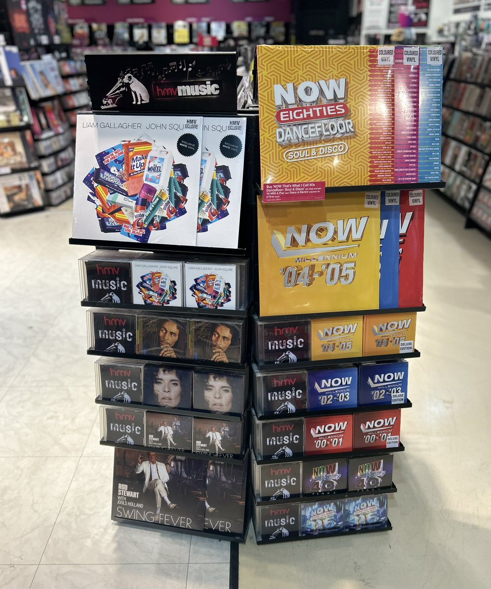 Some big hitters for #NewMusicFriday including #hmvHeadliner #BruceDickinson #TheMandrakeProject @YardActBand @E_E_ @KaiserChiefs @liamgallagher @NOWMusic 
#hmvForTheFans #hmvExclusive #hmvLovesVinyl