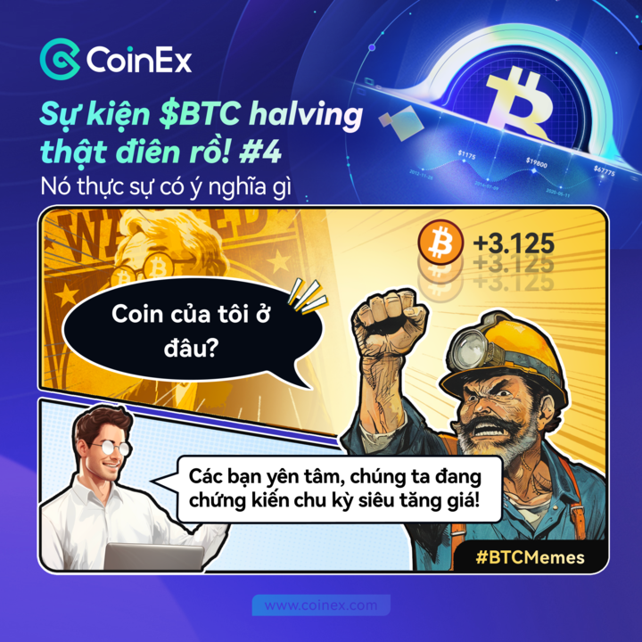 CoinExVietnam's tweet photo. ⭐️ Minigame: Chia sẻ những kinh nghiệm bạn từng có, từng gặp phải trước, trong hoặc sau thời điểm Halving

⏰ 1/3 -6/3
🎁 3000 CET chia đều cho 12 người may mắn có phản hồi giá trị nhất (mỗi giải ~ 250CET)

✅Cách thức tham gia:
1. Theo dõi Twitter CoinEx Việt Nam (https://t.co/cj0nE50Y4B)
2. Like, Chia sẻ bài viết
3. Cmt ý kiến của bạn kèm hashtag #CryptoExperience #BTCHalving #LessIsMore #CoinExBTC_Halving và tag 3 người bạn
4. Điền Form: https://t.co/Q18uFQPIAH

🔥Lưu ý
- Sự kiện chỉ dành riêng cho Việt Nam
- Nếu phát hiện gian lận, chúng tôi sẽ hủy bỏ tư cách nhận thưởng.
- CoinEx bảo lưu quyền giải thích cuối cùng!
- Mỗi người chỉ được nhận giải 1 nền tảng