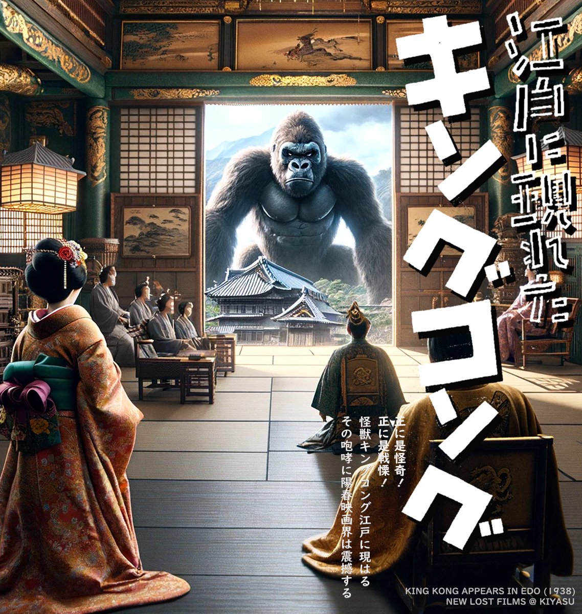 額装済/キングコング（king kong）（アーティスト不明）