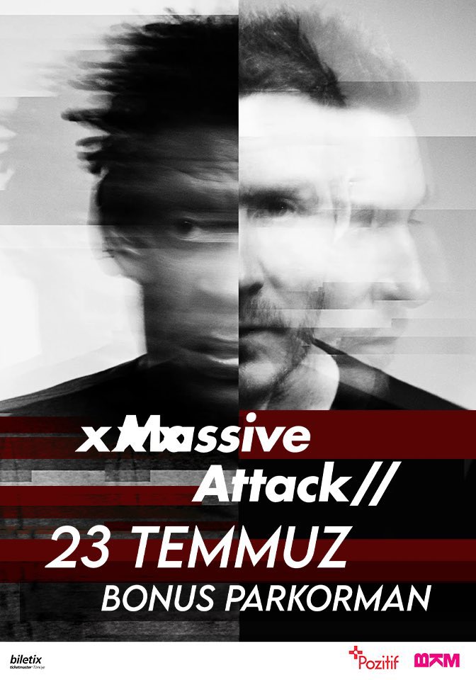 playtusumag's tweet image. 🔥 olay olay! massive attack, 23 temmuz’da istanbul’da.