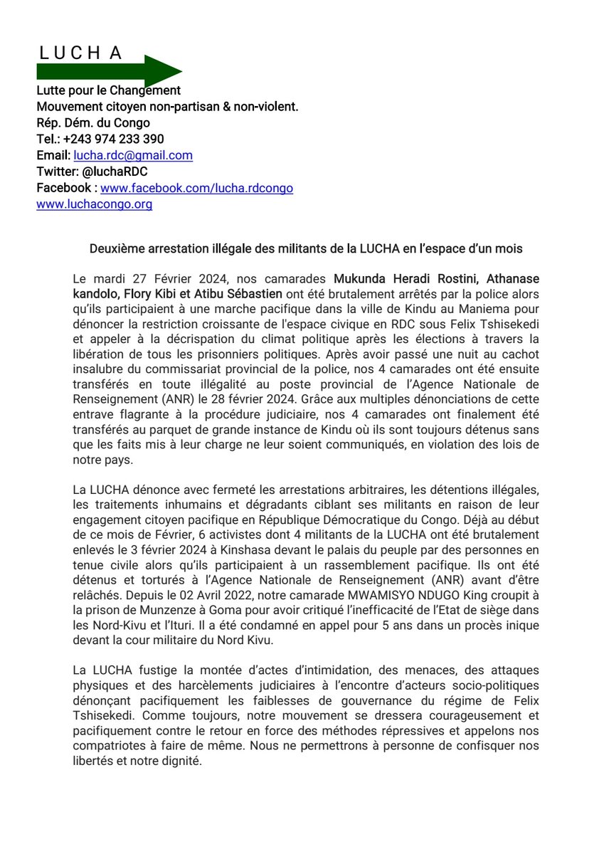 LUCHA 🇨🇩 tweet media