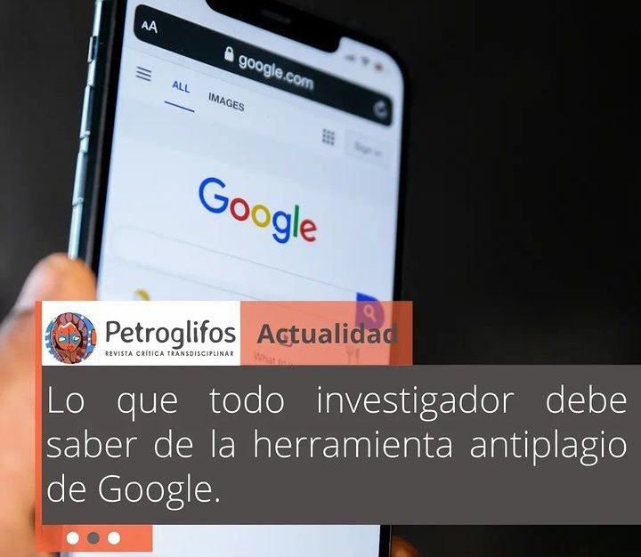 #1marzo <a href="/PetroglifosRev/">Petroglifos Revista Crítica Transdisciplinar</a> 💯 Actualidad 👉🏻 Lo que todo investigador debe saber de la herramienta antiplagio de Google. Fuente: Universo Abierto. Enlace: instagram.com/p/C35coGEuTM6/… #revista #Online #antiplagio #google