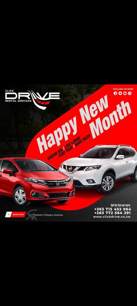 Happy new month from Clickdrive Car Rental #Clickdrive #carrental