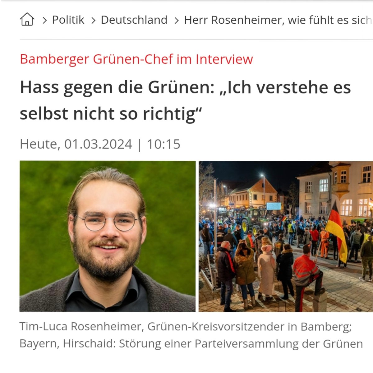 m.focus.de/politik/deutsc…
Wenn man sich so weit von der Bevölkerung u Realität verabschiedet hat, in einem #Gruenen Wolkenkuckucksheim voller grünbunter Vorstellungen lebt und den Staat Deutschland hasst, kann das passieren 🤷🏼‍♂️
#GrueneRausausdenParlamenten 
#GrueneSekte #Gruenermist