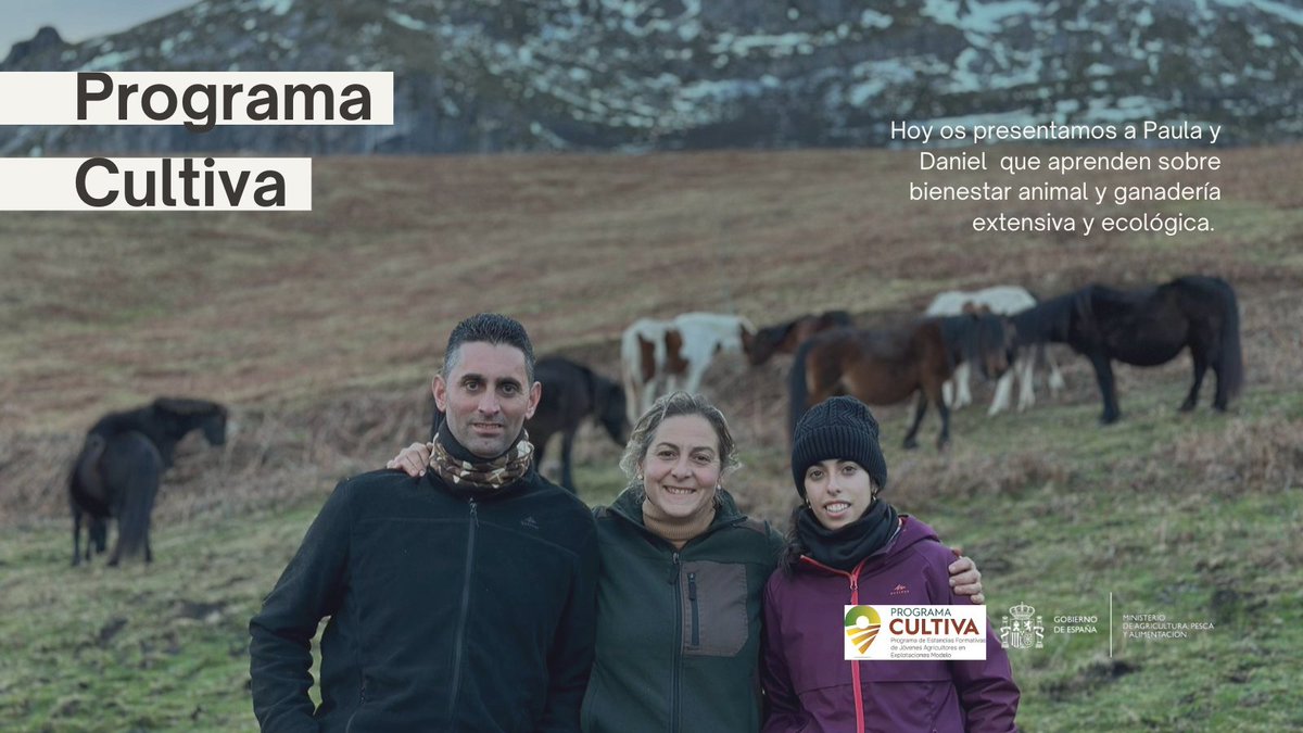 gobmapa's tweet photo. Marta, Ganadería Val del Mazo 🐄, anfitriona del #ProgramaCULTIVA2023 enseña en su ganadería de #Cañedo (Cantabria) a Paula y Daniel sobre bienestar animal y ganadería extensiva y #ecológica.
➡️+ INFO: https://t.co/tvrkFaOA0Y
#Formación #ValdelMazo #MujerRural https://t.co/LoKgBFWciQ