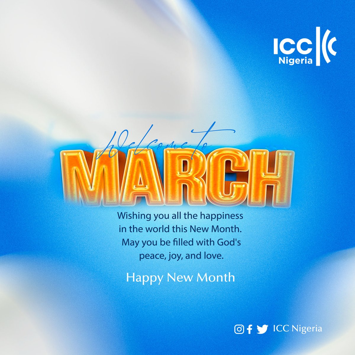 It's a new month, it's March! Time to reset, refocus, and recharge. Let's greet this month with a smile, gratitude, and a positive mindset. Here's to a month filled with joy, productivity, and achievements! Happy March, everyone! 

🥳💫 #ICCN #NewMonth #March #HelloMarch