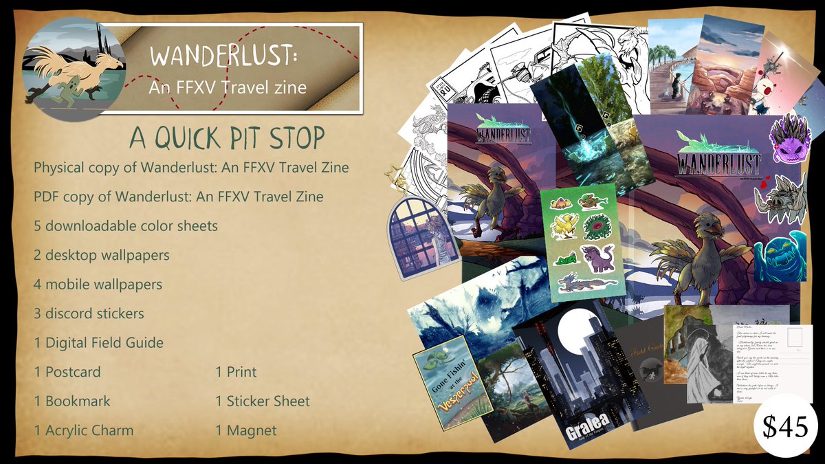 Wanderlust: An FFXV Travel Zine tweet media