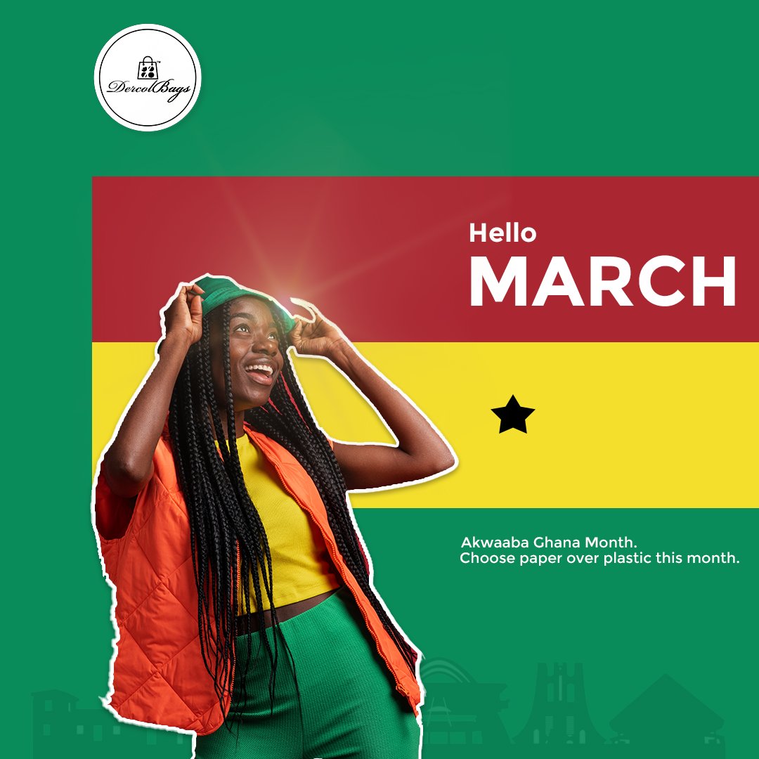 Happy Ghana Month🇬🇭✨. Choose Eco-friendly packages over Plastics packages this month. #GhanaMonth #ghana #wearghana #MonthOfJoy