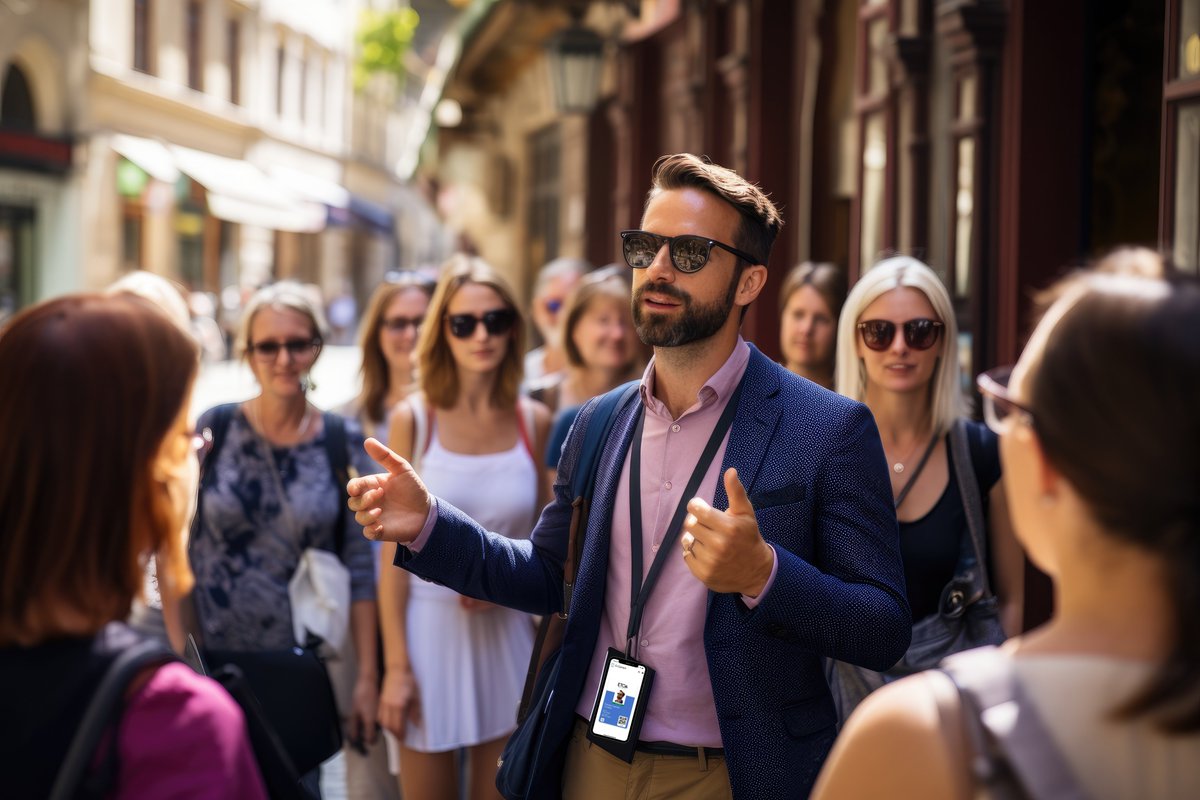 Do you lead groups on multi-destination tours across Europe? Gain professional recognition and stand out from the crowd with ETOA tour guide ID. - Available as a digital or physical card - Digital card is available within 24 hours. 🔍 Find out more: bit.ly/3vZ2ebA