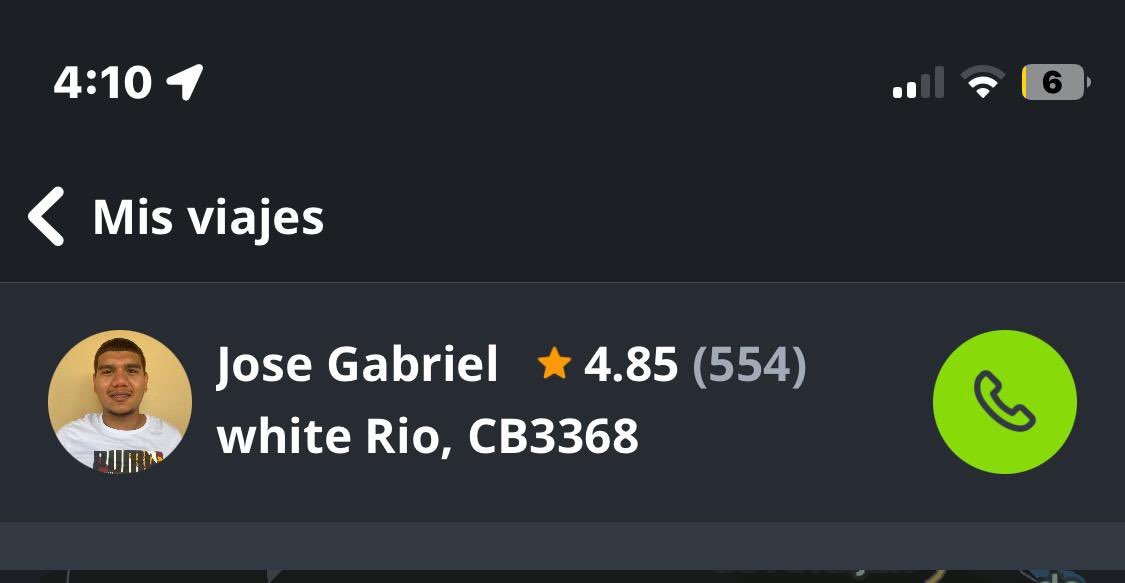 Yo la verdad me he llorado por sentirme acosada, jamás me había ocurrido. 
NO LE ACEPTEN CARRERAS Y TENGAN MUCHO CUIDADO.