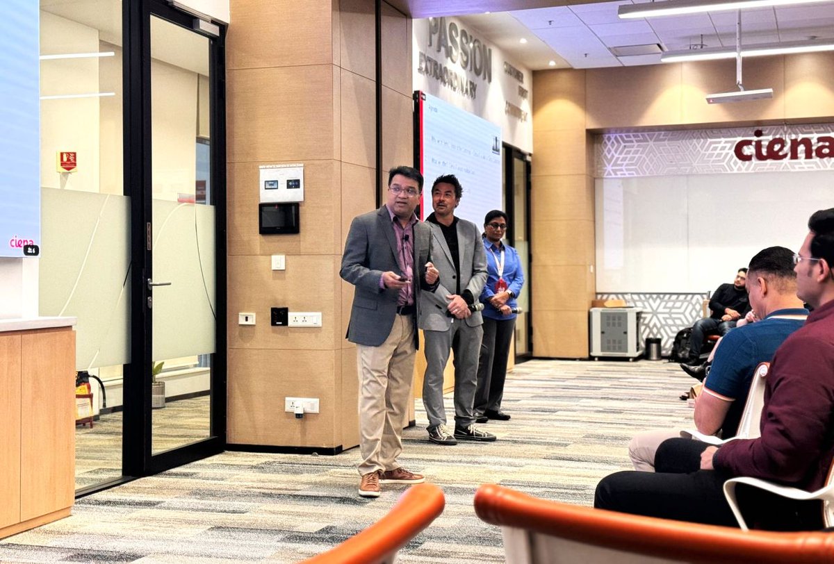 CienaIndia's tweet image. 175 of our team members came together in India to discuss the latest #CyberSecurity trends, #CodeDevelopment, #ProductSecurity, regulatory changes, and how we can continue to serve our customers. It was great to see teams from across the globe come together.

#CienaLife #Culture