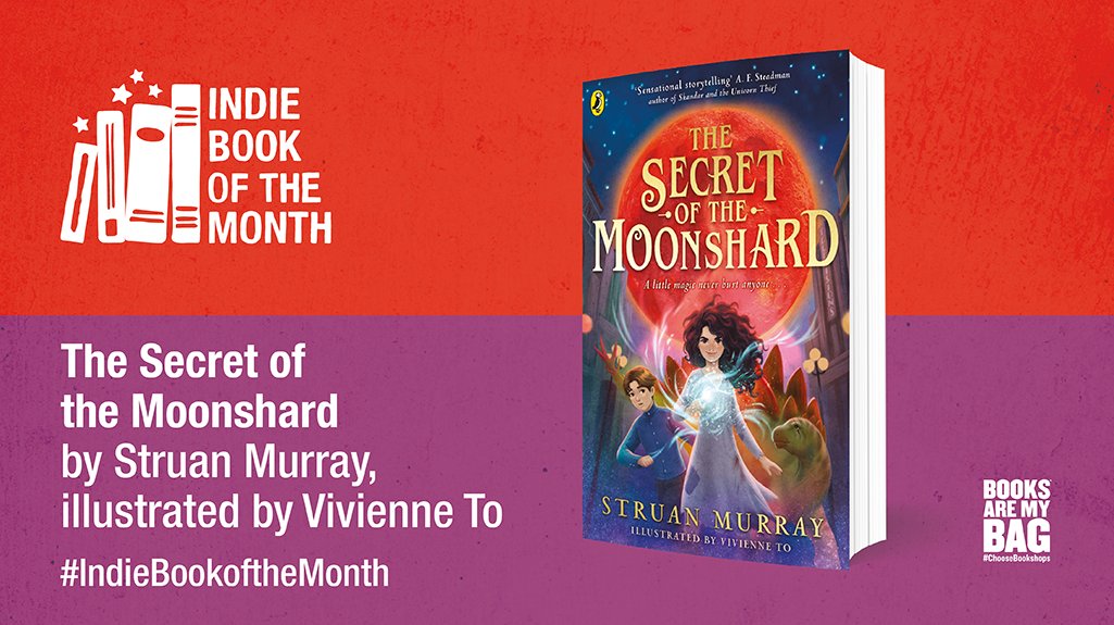 The Secret of the Moonshard is the Indie Book of the Month for March! 🎉

Make sure to pick up your copy of this thrilling new fantasy adventure at your local indie, or by heading here: uk.bookshop.org/p/books/the-se… 🦕⚗️✨

@struan_murray @booksaremybag #IndieBookoftheMonth