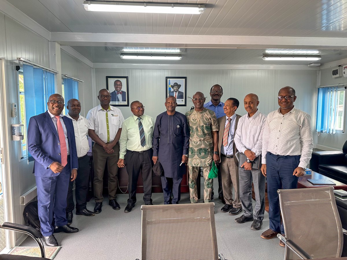 FARA Africa (@farainfo) on Twitter photo Dr.<a href="/biorazi/">Abdulrazak Ibrahim</a> Ibrahim of #FARA, the Capacity Development and Technology Outreach #CDTO Leader of <a href="/Taat_Africa/">#Technologies to #FeedAfrica</a>, funded by <a href="/AfDB_Group/">African Development Bank Group</a> & <a href="/WorldFishCenter/">WorldFish</a>, has been in Juba, South Sudan, with fellow compact leaders from Maize-<a href="/aatfafrica/">AATF Africa</a>, Sorghum & Millet-<a href="/ICRISAT/">ICRISAT</a>, Water-<a href="/IWMI_/">IWMI</a>...
1/3 Dr.<a href="/biorazi/">Abdulrazak Ibrahim</a> Ibrahim of #FARA, the Capacity Development and Technology Outreach #CDTO Leader of <a href="/Taat_Africa/">#Technologies to #FeedAfrica</a>, funded by <a href="/AfDB_Group/">African Development Bank Group</a> & <a href="/WorldFishCenter/">WorldFish</a>, has been in Juba, South Sudan, with fellow compact leaders from Maize-<a href="/aatfafrica/">AATF Africa</a>, Sorghum & Millet-<a href="/ICRISAT/">ICRISAT</a>, Water-<a href="/IWMI_/">IWMI</a>...
1/3