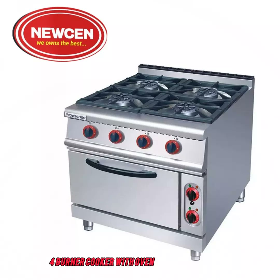 The NEWCEN Gas Cooker with Oven is a reliable and stylish appliance that will make cooking a breeze. This durable unit features a powerful, 4_8burner cooktop and a spacious oven that can accommodate large meals. With a modern design and easy-to-use controls. #we_owns_the_best