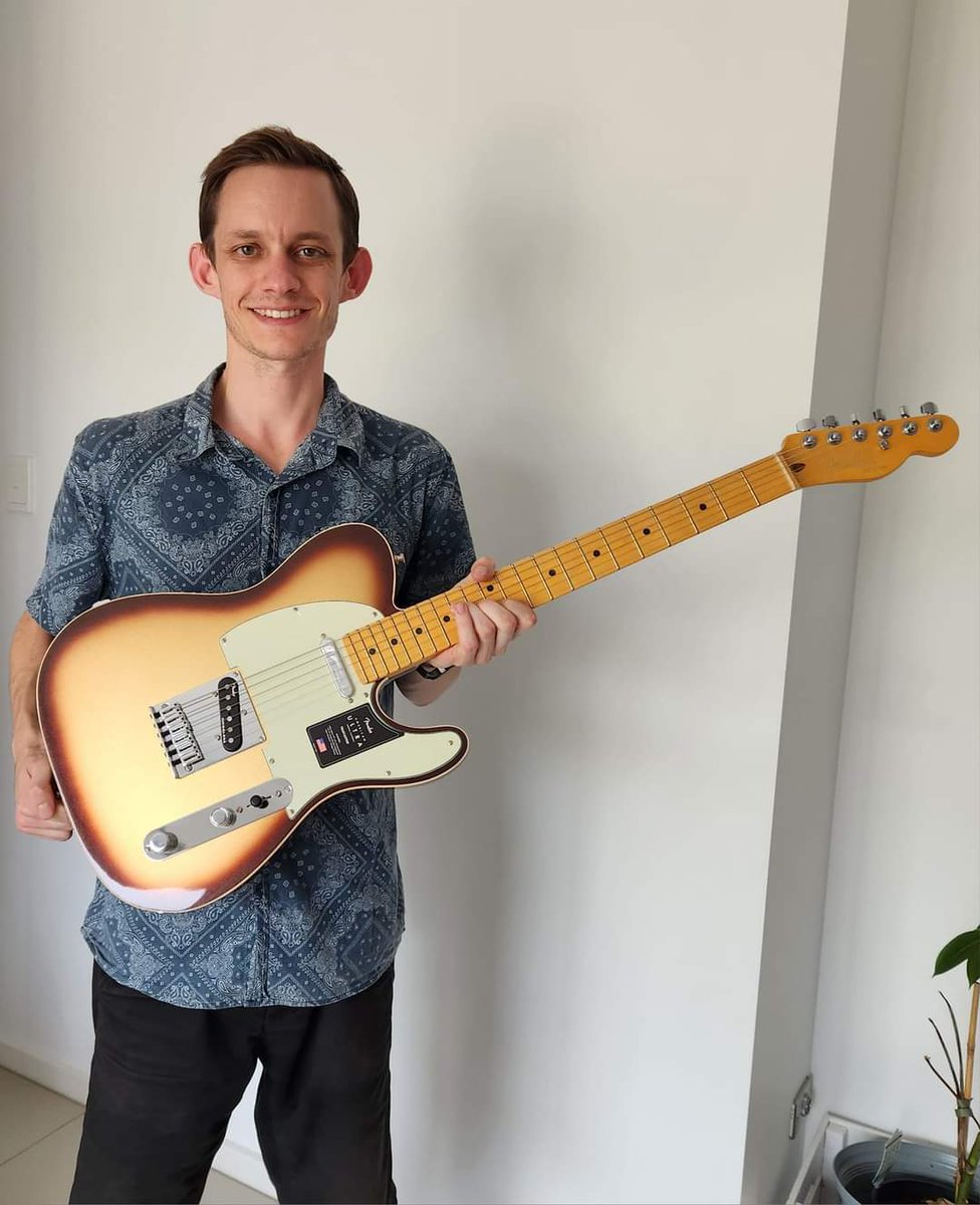 I am now officially endorsed by @fender 🤯 Introducing my brand new Fender American Ultra Telecaster in Mocha Burst! This guitar plays like an absolute dream and looks incredible. It's a massive honour to be a Fender artist! 🎸 #fender #telecaster #tele #guitar #fendertele