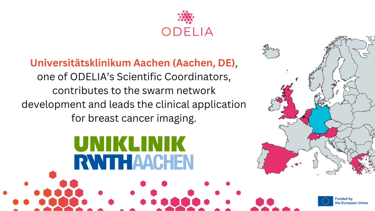 💪Driving excellence in patient-oriented medicine! Meet one of ODELIA's scienfic coordinators  @UniklinikAachen 🇩🇪, a supramaximal care provider spearheading the development of our #SwarmLearning network.
👉odelia.ai/consortium/uka
#HorizonEU #EUfunded @danieltruhn @RWTH @laim_uka