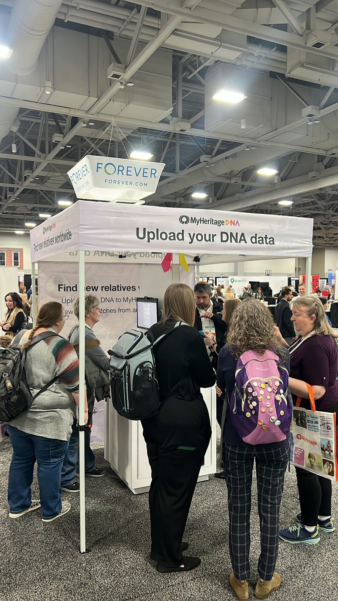 MyHeritage's tweet image. Walking the halls of #RootsTech? Don&apos;t walk past the MyHeritage booth without stopping by! We&apos;ve got exciting demos, insightful talks, and a friendly team eager to meet you. See you there! #MeetUsAtRootsTech #RootsTech2024 #MyHeritage