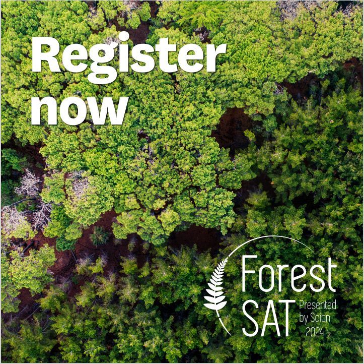 #Register now for the ForestSAT #conference being hosted by Scion in Rotorua in September. The Association for Forest Spatial Analysis Technologies Conference from Sept 9 to 13 will be jam packed. Early bird rego is open until July 10, secure your spot at forestsat2024.com