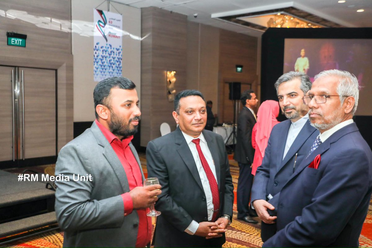 I attended the reception host by 🇰🇼Ambassador to 🇱🇰Khalaf M.M. Bu Dhhair on the occasion of 63th #NationalDay and the 33rd Anniversary of the Liberation of the #StateofKuwait in Cinnamon Grand on 26th of February 2024 #lka #SriLanka #Kuwait