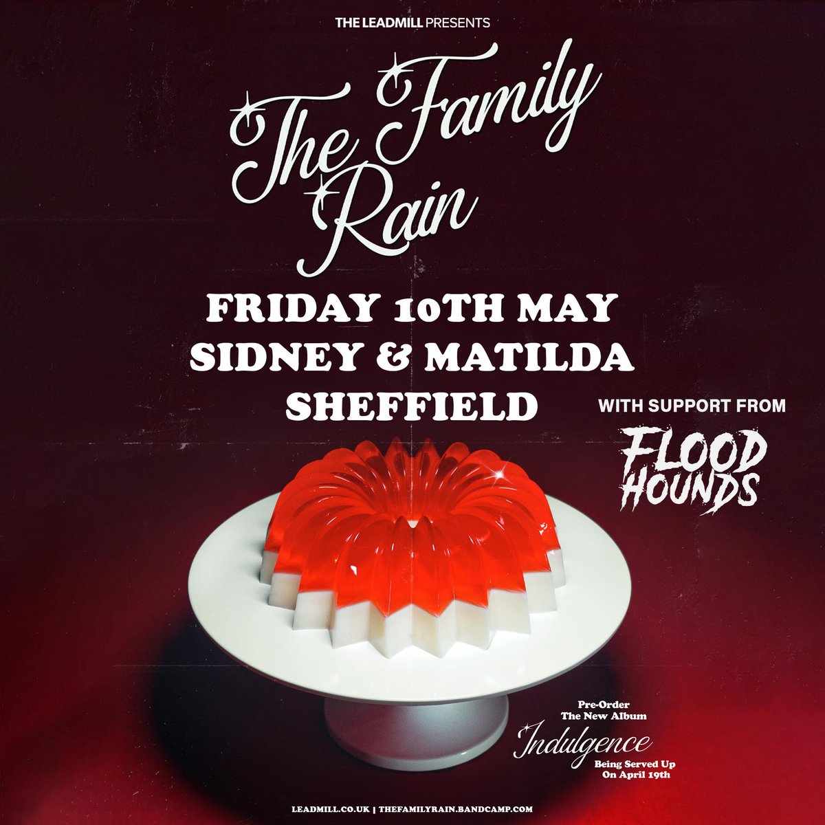 MASSIVE NEWS Sheffield! We're supporting @thefamilyrain 10th May at S&M. We've loved this band for YEARS, so we're thrilled to share a stage 💸 CHEAPLIST AVAILABLE 💸 This will sell out, we have a handful of cheaplist tix, comment if you want one / grab on @Bandcamp!