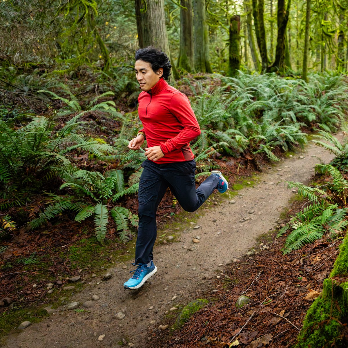 Sometimes when you're hitting the trails, you just want to cruise and take it easy. Get outside, enjoy the quiet and get some fresh air. When that feeling hits, lace up with MT-5. Learn more and shop. bit.ly/3HkyfNB