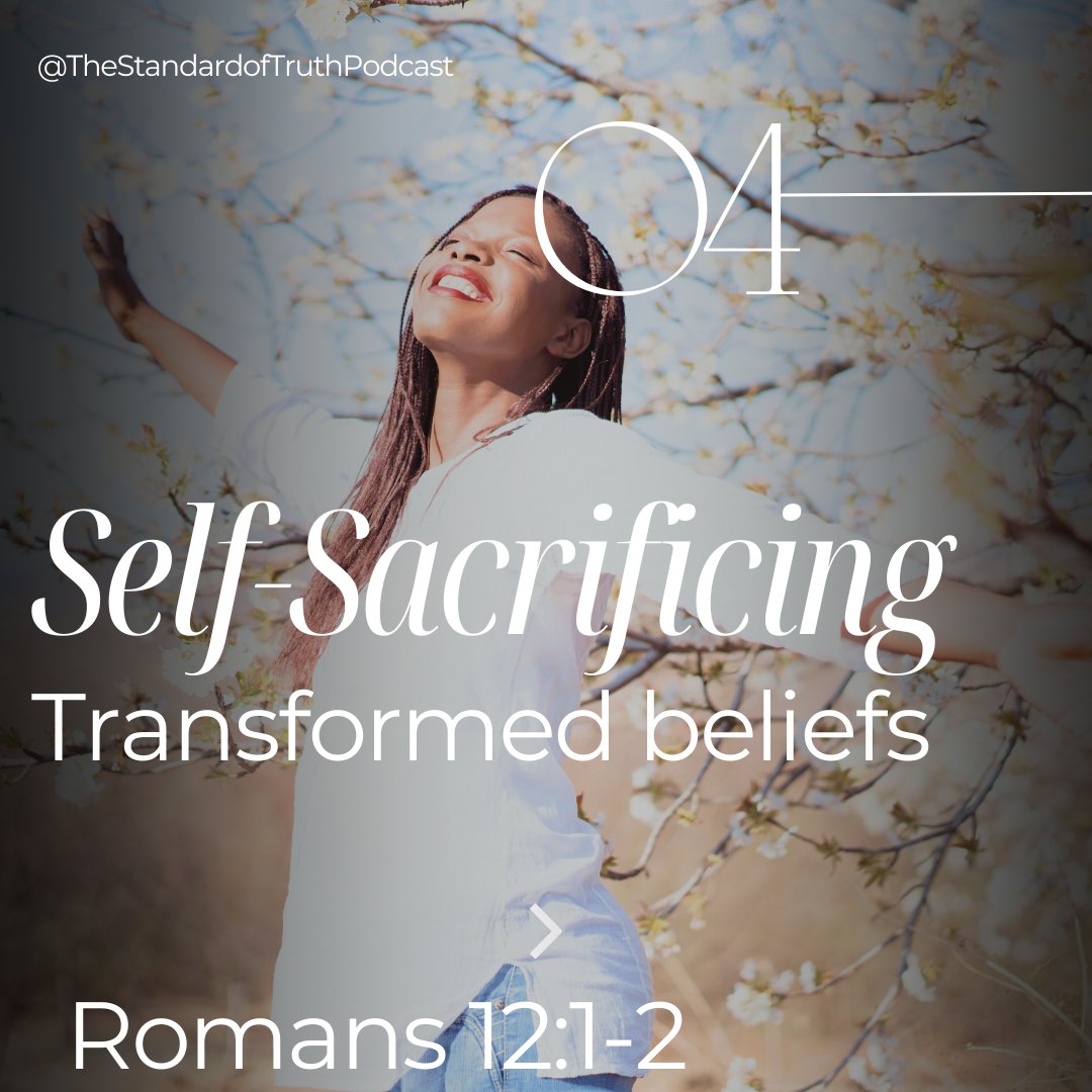 Day four of God's will for our lives. Today we have 'Self Sacrificing.' What is Romans 12:1-2 teaching us about the will of God?  #TheWillofGod #GodsWill