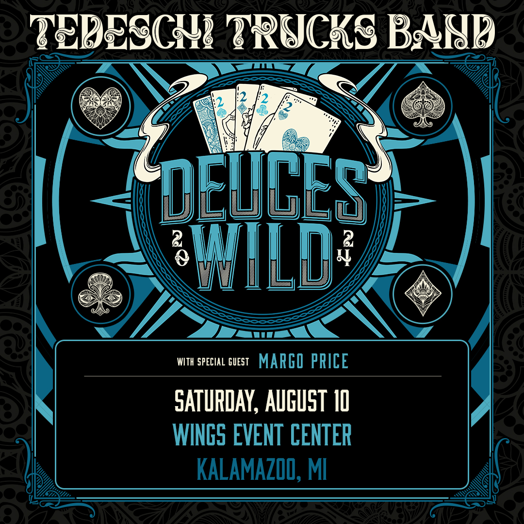 Wings Event Center (@weckzoo) on Twitter photo π ON SALE NOW! π
<a href="/DerekAndSusan/">Tedeschi Trucks Band</a> is bringing their Deuces Wild 2024 Tour with special guest <a href="/MissMargoPrice/">Margo Price</a> to Wings Event Center on August 10, 2024!
Head to the link below to purchase your tickets! β¬οΈ
bit.ly/3wzv6Yg π ON SALE NOW! π
<a href="/DerekAndSusan/">Tedeschi Trucks Band</a> is bringing their Deuces Wild 2024 Tour with special guest <a href="/MissMargoPrice/">Margo Price</a> to Wings Event Center on August 10, 2024!
Head to the link below to purchase your tickets! β¬οΈ
bit.ly/3wzv6Yg