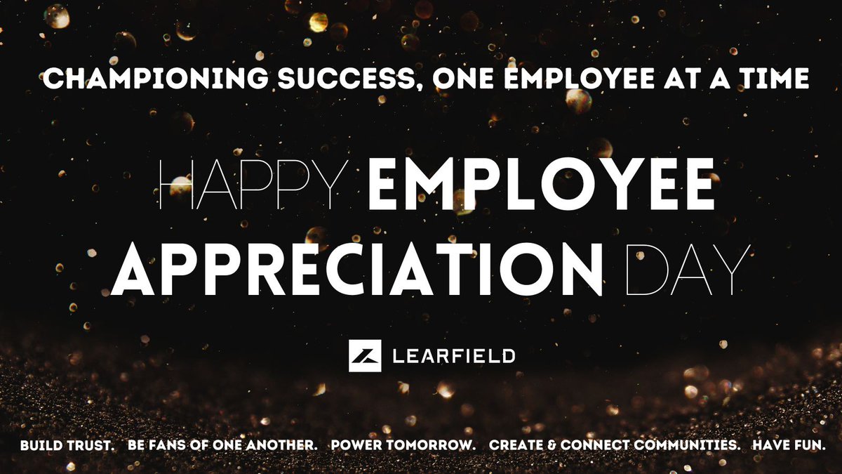 As we celebrate Employee Appreciation Day, let’s take a moment to say THANK YOU to our entire Learfield family. Here’s to celebrating you – our incredible team. We appreciate everything you do. #EmployeeAppreciationDay #TeamLearfield