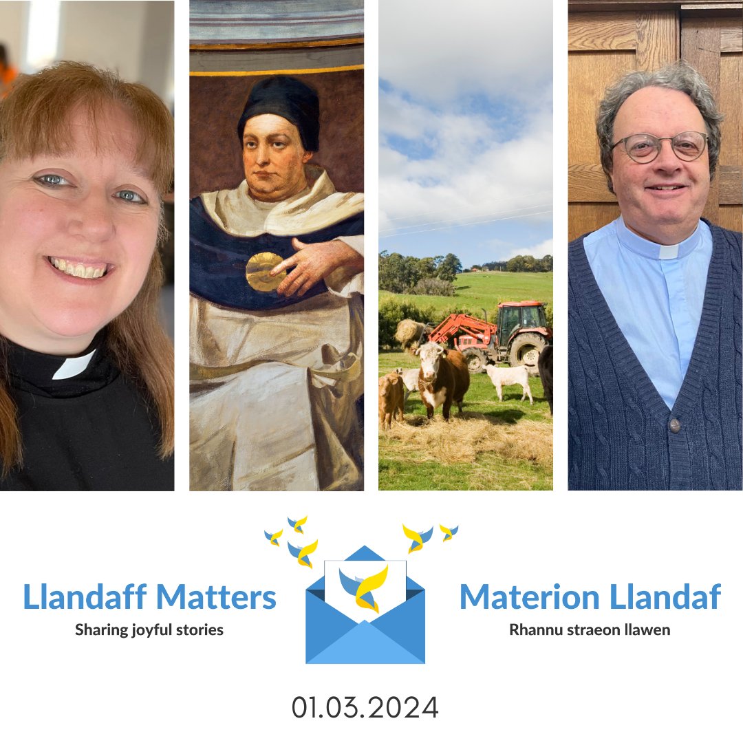 Materion Llandaf / Llandaff Matters mailchi.mp/cinw/materion-… Our edition on the feast day of St David includes: ✅Bishop’s prayer on #StDavidsDay ✅Spring Croeso Out Now! ✅Thank you and Farewell to Community-Centred Vicar ✅Holding the Farming Community in Our Prayers