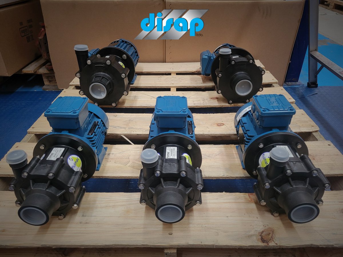 Bombas centrífugas de acople magnético @fluimacsrl  COMPASS 30, 15 y 10 PVDF, listas para despacho.
#bombas #pumps #fluidos #fluids #industria #industry #centrifugalpumps #bombascentrífugas #chemicalpumps #chemistry #fluimacpumps  #industriaenmovimiento #disapltda #thinkdisap