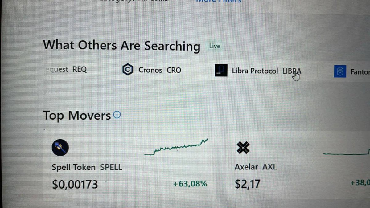 $LIBRA  is now Trending #3 on the Crypto(dot)com hot searches

crypto.com/price/showroom…

Don’t forget to tune for spaces  at 8pm UTC tonight! 

#SOL #Libraprotocol $LIBRA $SOL