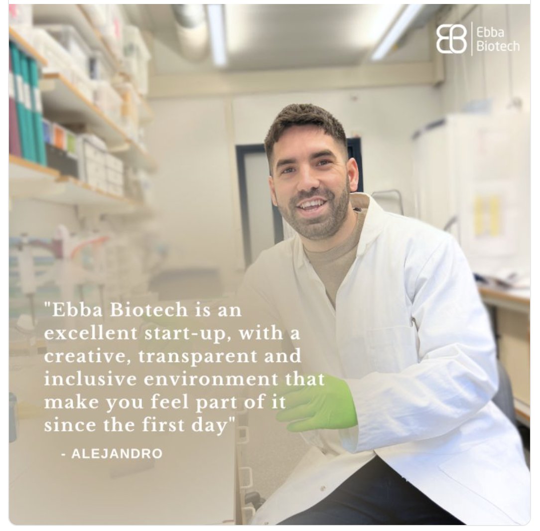 BlomgrenLab's tweet photo. We are very proud of our PhD student @alelastrarom for completing a one-month internship at @EbbaBiotech where he was working on the development of the Optotracer technology. https://t.co/aBEymXTZBG