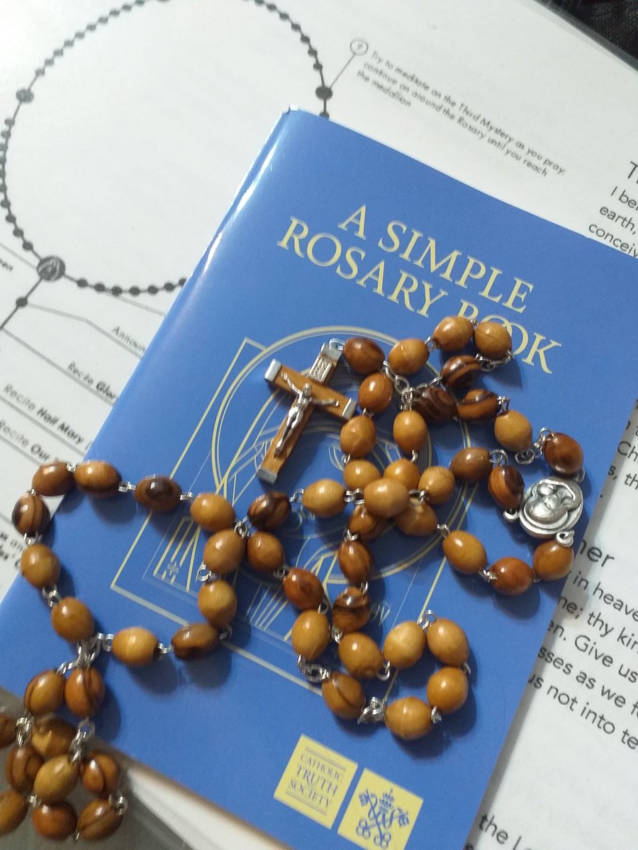 Led our Rosary group for #Lent at St Peter Harborne this lunchtime - prayed the luminous mysteries today after having started with the joyful mysteries last week - like the rhythm and repetition and the getting closer to Christ.