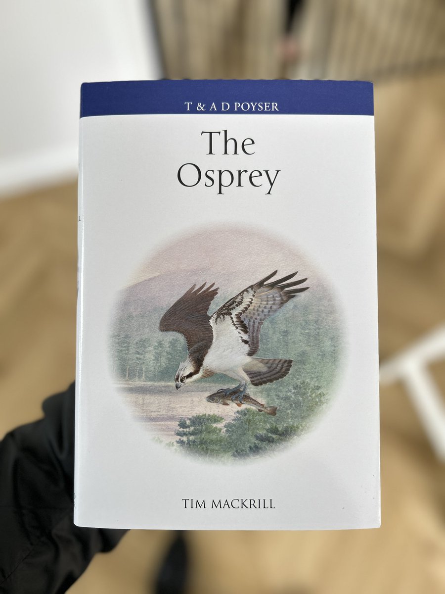 Arrived today from the wonderful <a href="/nhbsBooks/">nhbsBooks</a> The Osprey, which will be a welcome addition to the Poyser family in my bookcase. #osprey #ospreybook