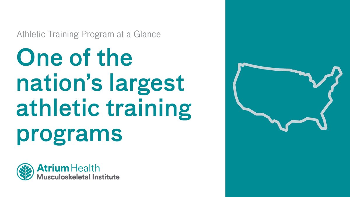 Did you know that March is National Athletic Training Month? It's true! During the next month, we'll be sharing highlights that make the Atrium Health Athletic Training Outreach Program one of the best in the country. We are thankful for our certified athletic trainers! #NATM2024