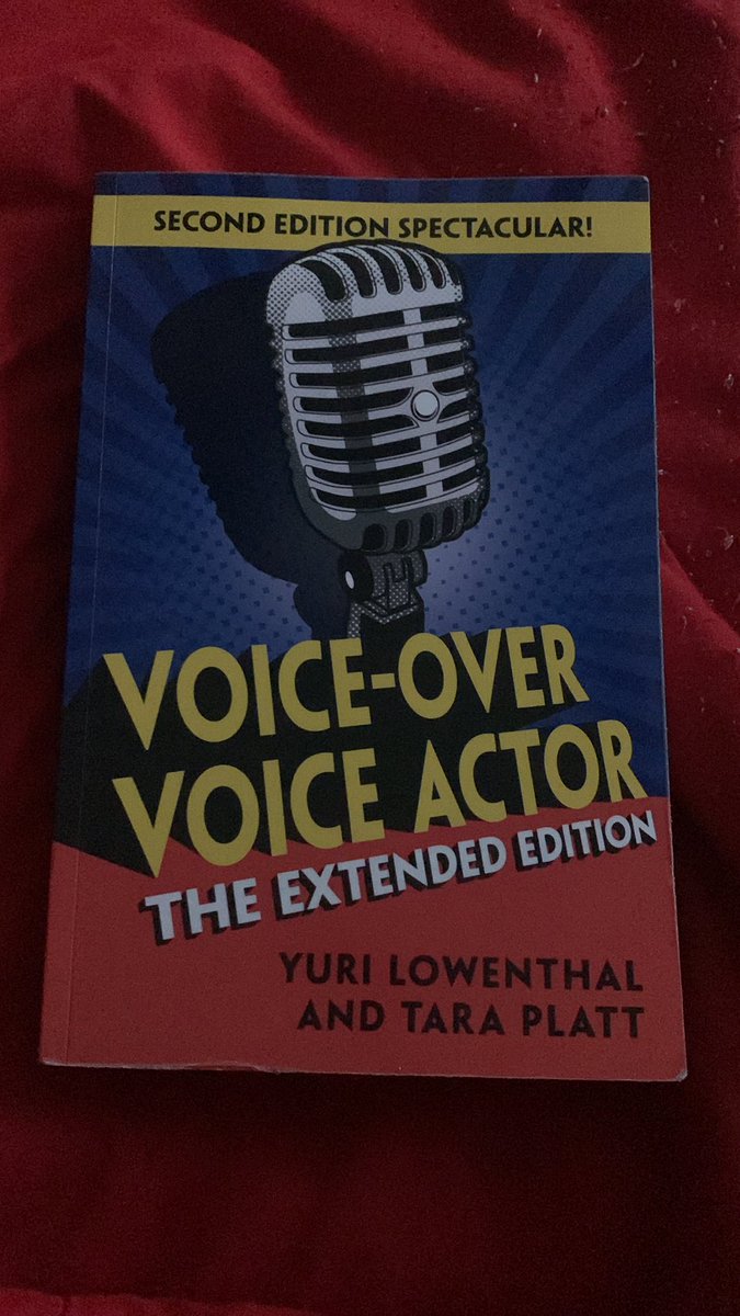 Just got done reading this amazing book by @YuriLowenthal and @taraplatt love this book I’m so hype to get my voice over career started this year is my year 2024 is the year of progress and more #voiceactor #voiceover #Contentcreater #voice #animation #videogame